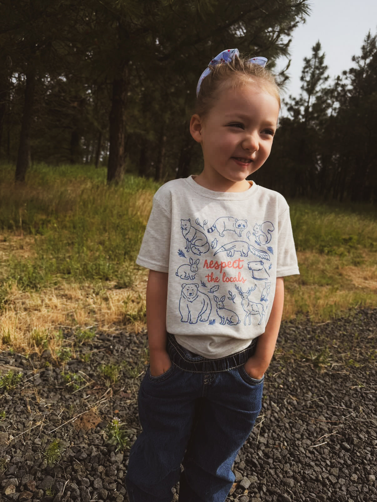 respect the locals tee