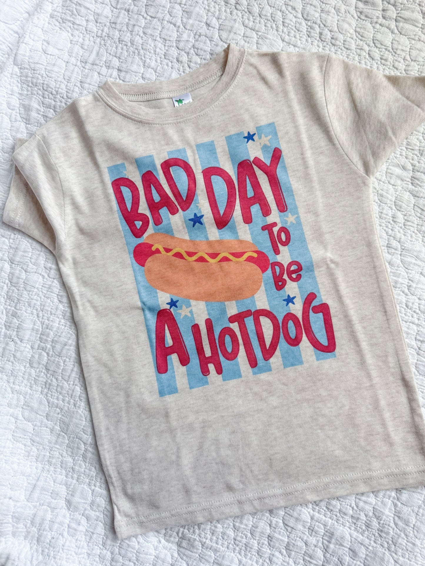bad day to be a hotdog tee