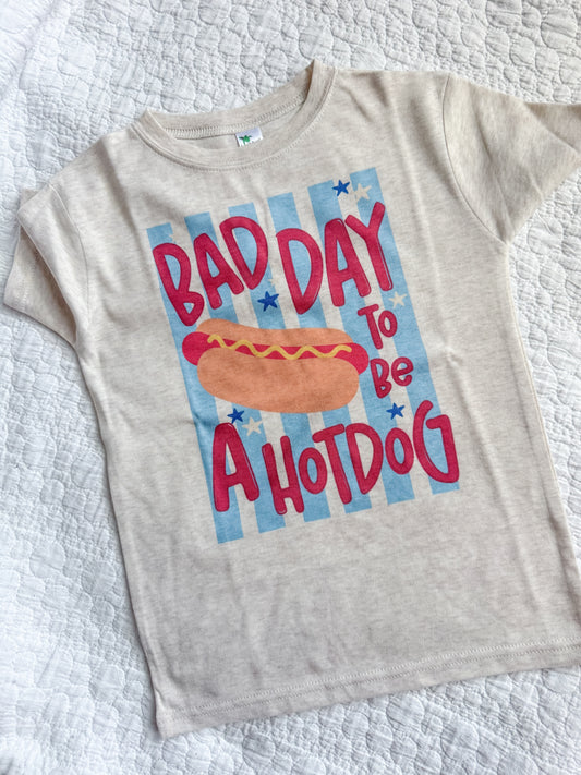 bad day to be a hotdog tee