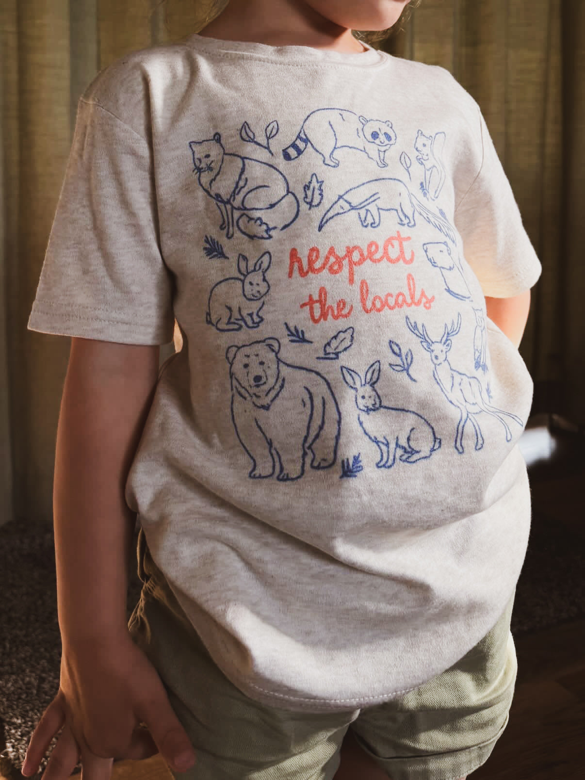 respect the locals tee